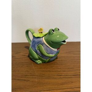 Vintage Hand painted Otagiri Freddy the Frog Teapot, Design by Mary Ann Baker